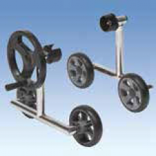 Суппорт напольный с двумя подвижными опорами