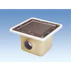 Донный слив с патрубком для общественного пленочного бассейна